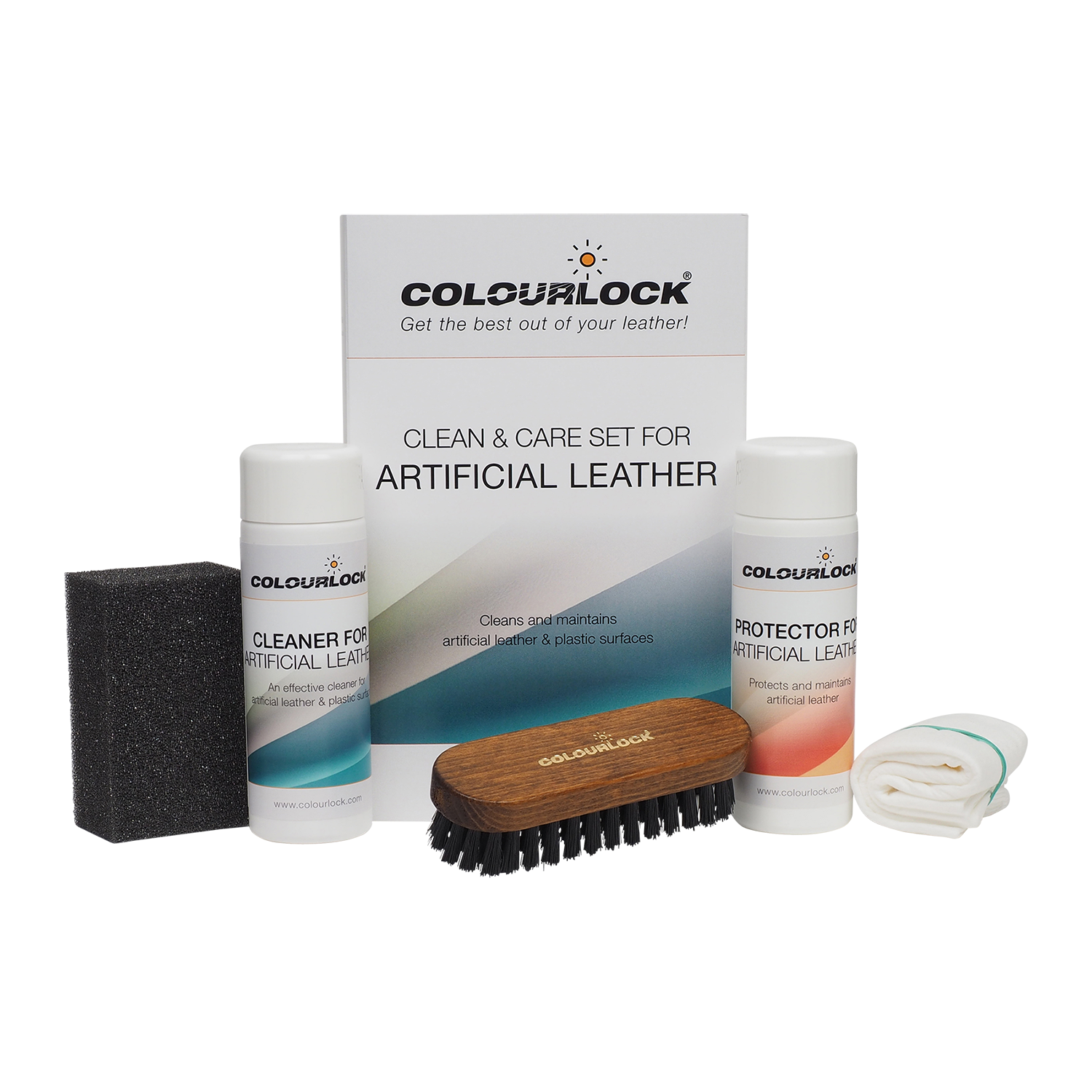 Leather dye repair kit for colour restoration Colourlock Mild cleaner Black  dye